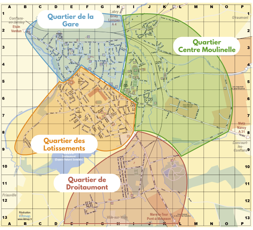 Découpage quartiers